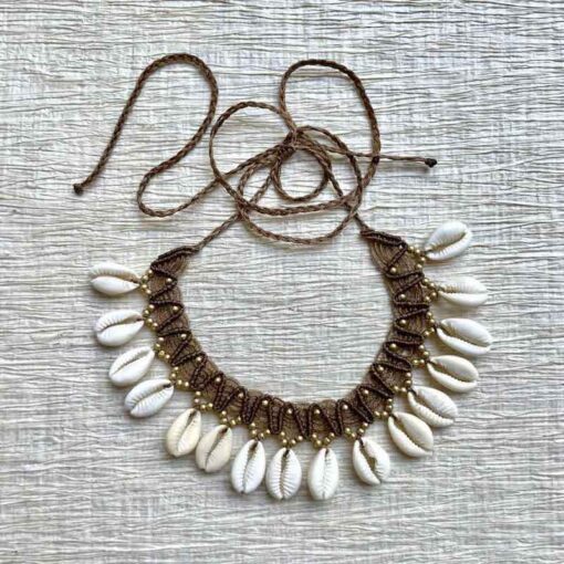 🐚 Collier en Coquillage Sublime – Élégance Naturelle & Héritage Culturel – Image 2