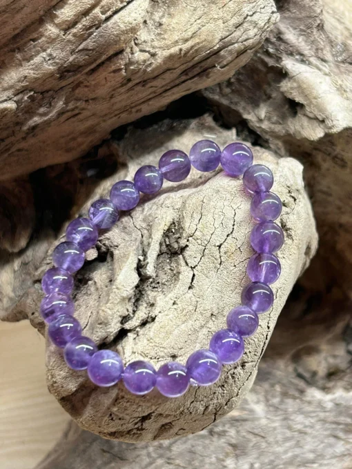 💜 Bracelet en Améthyste Magnifique – Protection et Intuition – Image 6