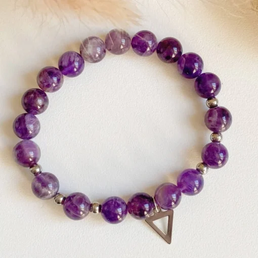 💜 Bracelet en Améthyste – Protection et Sagesse Intérieure – Image 7