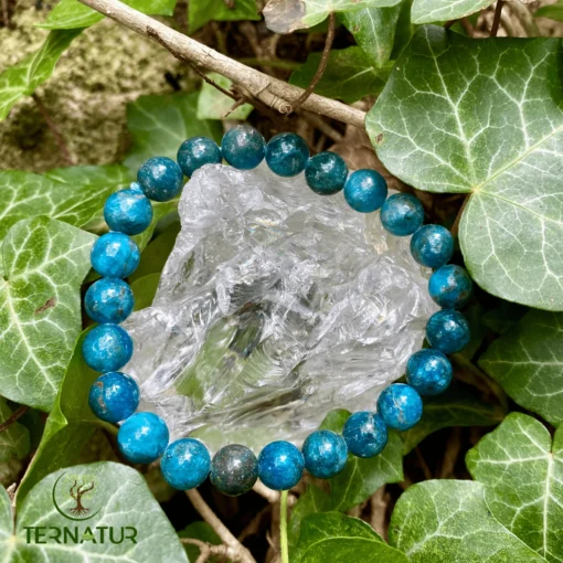 🔵 Bracelet en Apatite Magnifique – Créativité et Expression – Image 7