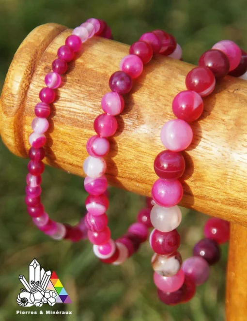 🤎 Bracelet en Agate Sublime – Équilibre et Stabilité Émotionnelle – Image 6