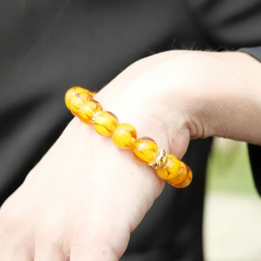 🌞 Bracelet en Ambre Magique – Énergie Vitale et Protection – Image 5
