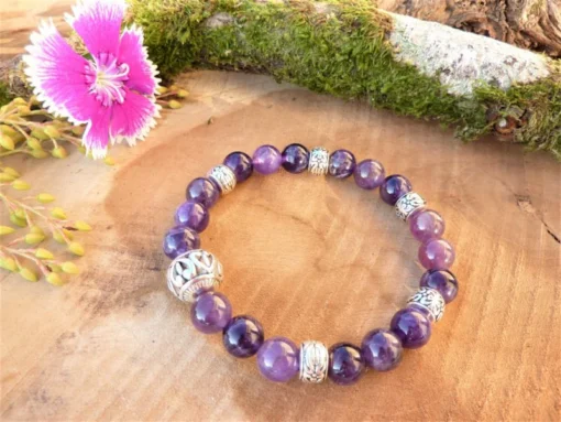 💜 Bracelet en Améthyste – Protection et Sagesse Intérieure – Image 5
