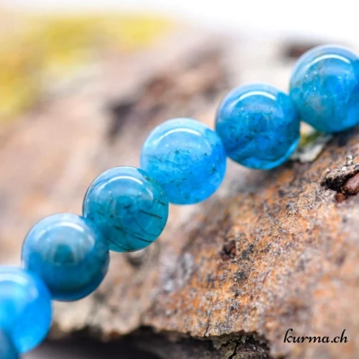 🔵 Bracelet en Apatite Magnifique – Créativité et Expression – Image 6