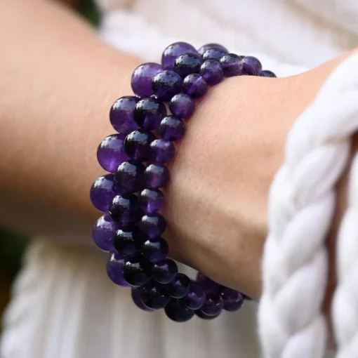 💜 Bracelet en Améthyste – Protection et Sagesse Intérieure – Image 6